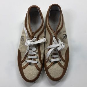 Bogner Leather Canvas Sneakers